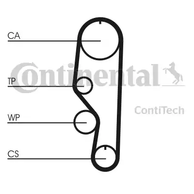 Continental CT557 - Timing Belt autospares.lv