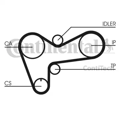 Continental CT508 - Timing Belt autospares.lv