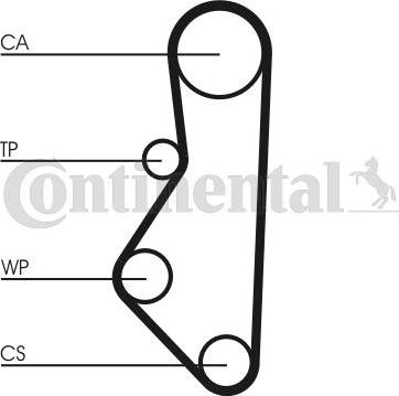 Contitech CT 585 - Timing Belt autospares.lv