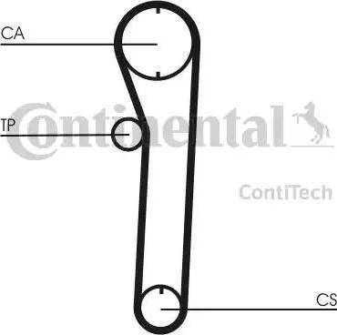 Continental CT669 - Timing Belt autospares.lv