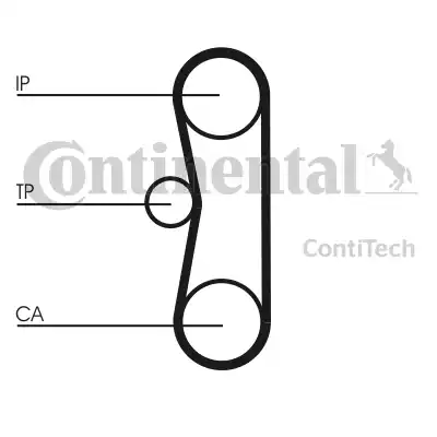 Continental CT662 - Timing Belt autospares.lv