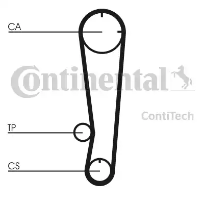 Continental CT603 - Timing Belt autospares.lv