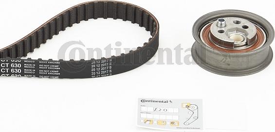 Contitech CT 630 K4 - Timing Belt Set autospares.lv