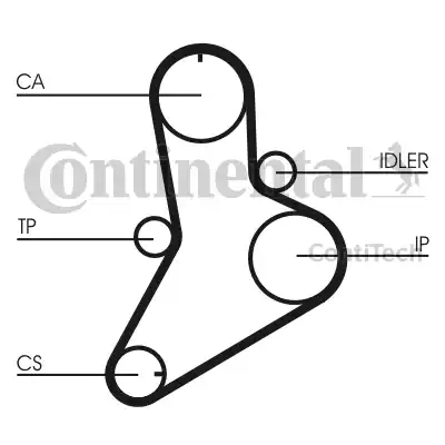 Continental CT508 - Timing Belt autospares.lv