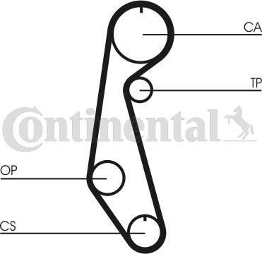 CONTITECH CT679 - Timing Belt autospares.lv