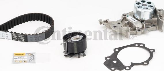 Contitech CT1045WP1 - Water Pump & Timing Belt Set autospares.lv