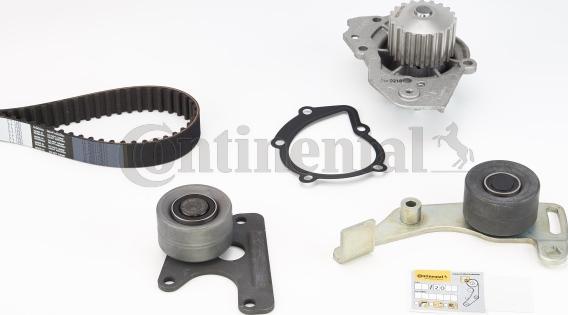 Contitech CT1061WP2 - Water Pump & Timing Belt Set autospares.lv