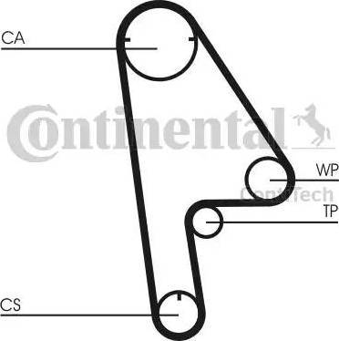 Continental CT 1001 - Timing Belt autospares.lv