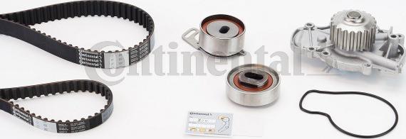 Contitech CT1001WP2PRO - Water Pump & Timing Belt Set autospares.lv