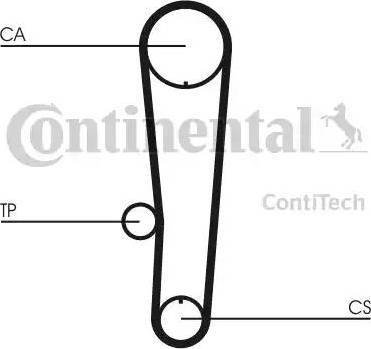 Continental CT1017 - Timing Belt autospares.lv