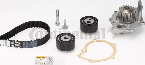 Contitech CT 1037 WP1 - Water Pump & Timing Belt Set autospares.lv