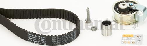 Contitech CT1028K4 - Timing Belt Set autospares.lv