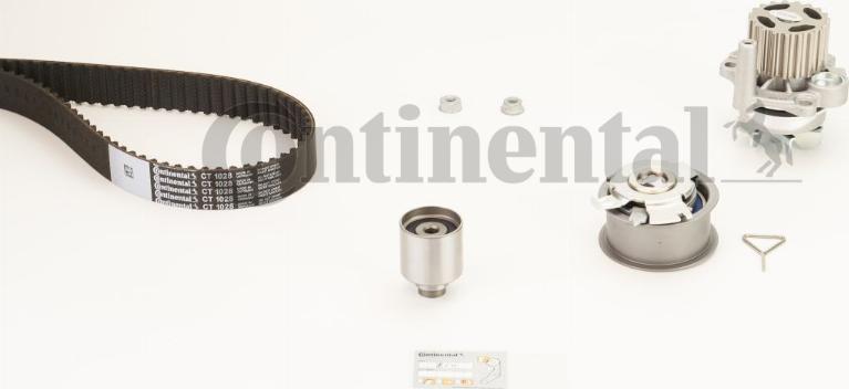 Contitech CT1028WP4 - Water Pump & Timing Belt Set autospares.lv