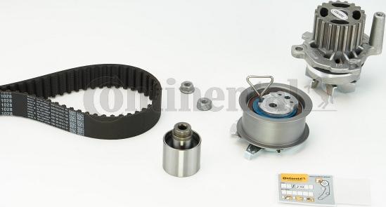 Contitech CT 1028 WP5 - Water Pump & Timing Belt Set autospares.lv