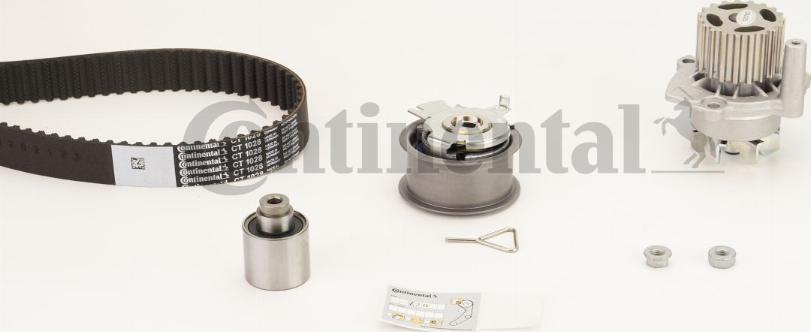 Contitech CT1028WP3 - Water Pump & Timing Belt Set autospares.lv