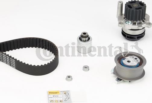 Contitech CT1028WP2 - Water Pump & Timing Belt Set autospares.lv