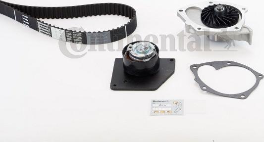 Contitech CT 1150 WP1 - Water Pump & Timing Belt Set autospares.lv