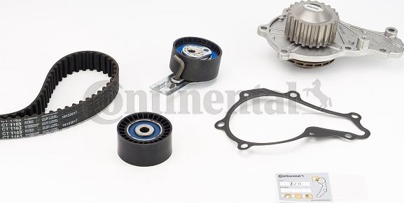 Contitech CT1163WP1 - Water Pump & Timing Belt Set autospares.lv