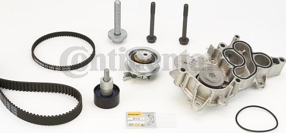 Contitech CT1167WP1PRO - Water Pump & Timing Belt Set autospares.lv