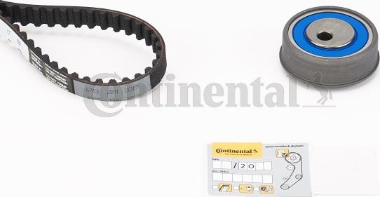 Contitech CT 1109 K2 - Timing Belt Set autospares.lv