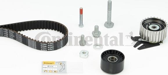 Contitech CT 1106 K1 - Timing Belt Set autospares.lv