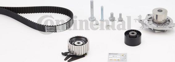 Contitech CT 1106 WP1 - Water Pump & Timing Belt Set autospares.lv