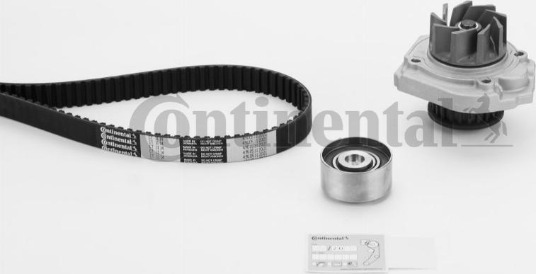 Contitech CT 1114 WP1 - Water Pump & Timing Belt Set autospares.lv