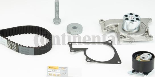 Contitech CT 1184 WP1 - Water Pump & Timing Belt Set autospares.lv