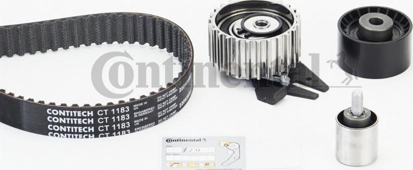 Contitech CT1183K1 - Timing Belt Set autospares.lv