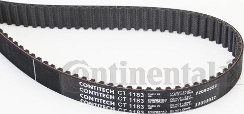 Contitech CT 1183 - Timing Belt autospares.lv