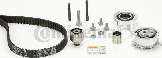 Contitech CT 1139 K2 - Timing Belt Set autospares.lv