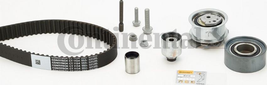 Contitech CT 1134 K1 - Timing Belt Set autospares.lv