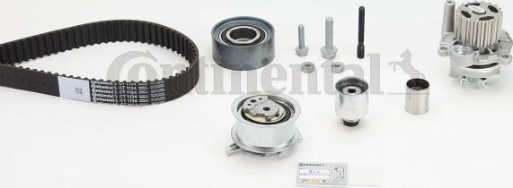 Contitech CT 1134 WP2 - Water Pump & Timing Belt Set autospares.lv