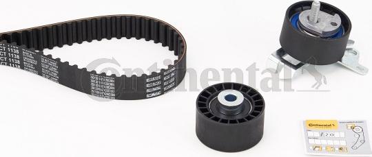 Contitech CT 1138 K1 - Timing Belt Set autospares.lv