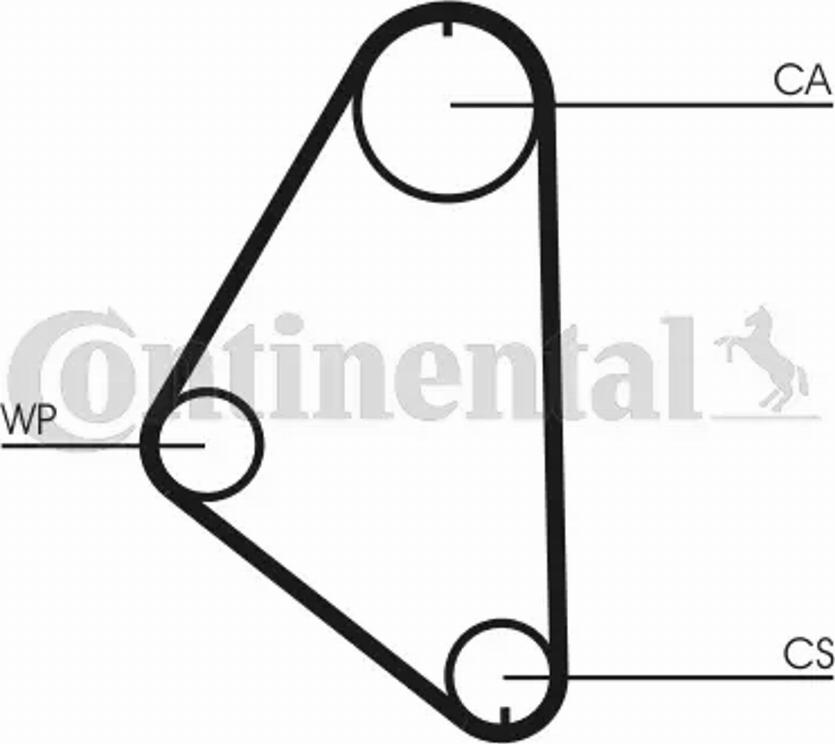 Contitech CT1179K1 - Timing Belt Set autospares.lv