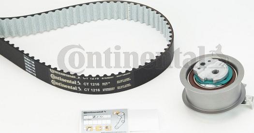 Contitech CT 1216 K1 - Timing Belt Set autospares.lv