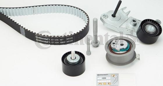 Contitech CT1216K2 - Timing Belt Set autospares.lv