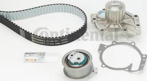 Continental CT1216WP1 - Water Pump & Timing Belt Set autospares.lv