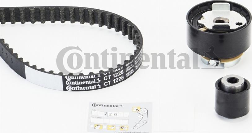 Contitech CT1228K2 - Timing Belt Set autospares.lv