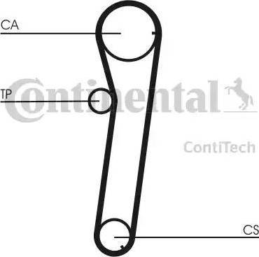 Continental CT740 - Timing Belt autospares.lv