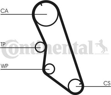 Continental CT754WP2 - Timing Belt Set autospares.lv