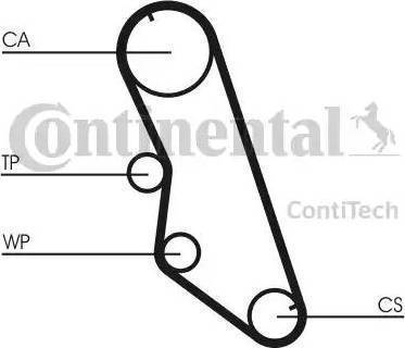 Continental CT754K1 - Timing Belt Set autospares.lv