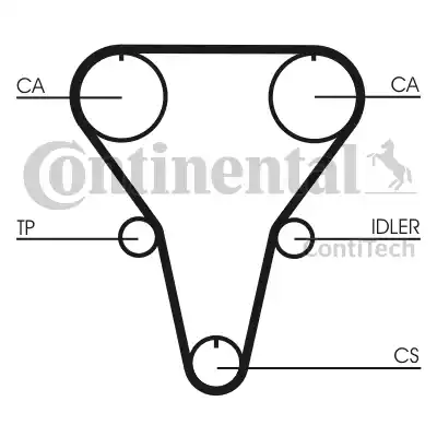 Continental CT769 - Timing Belt autospares.lv