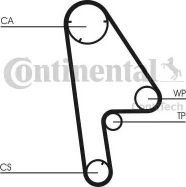 Continental CT763K1 - Timing Belt Set autospares.lv