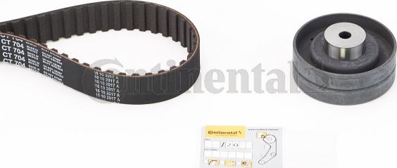 Contitech CT704K1 - Timing Belt Set autospares.lv