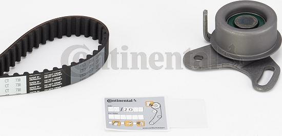 Contitech CT 738 K2 - Timing Belt Set autospares.lv