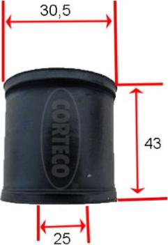 Corteco 49405655 - Bearing Bush, stabiliser autospares.lv