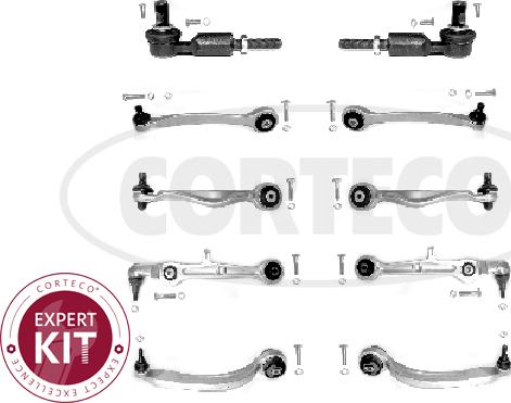 Corteco 49401202 - Repair Kit, wheel suspension autospares.lv