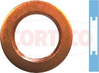 Corteco 49430663 - Seal, injector holder autospares.lv