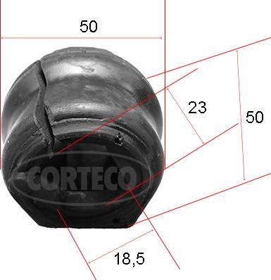 Corteco 49371890 - Bearing Bush, stabiliser autospares.lv